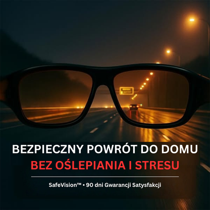 Okulary SafeVision™ - Koniec z Oślepianiem po Zmroku