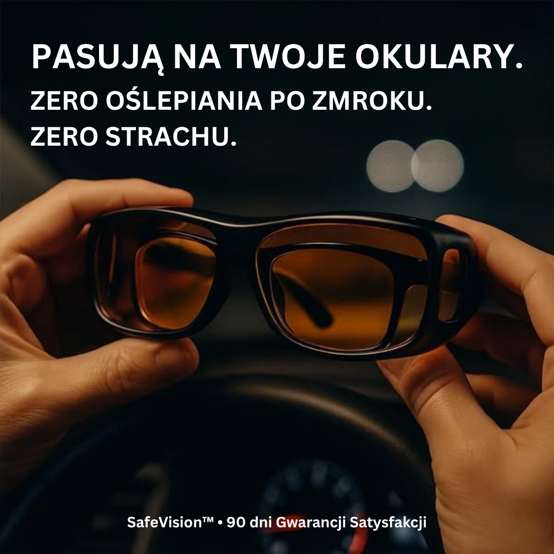 Okulary SafeVision™ - Koniec z Oślepianiem po Zmroku